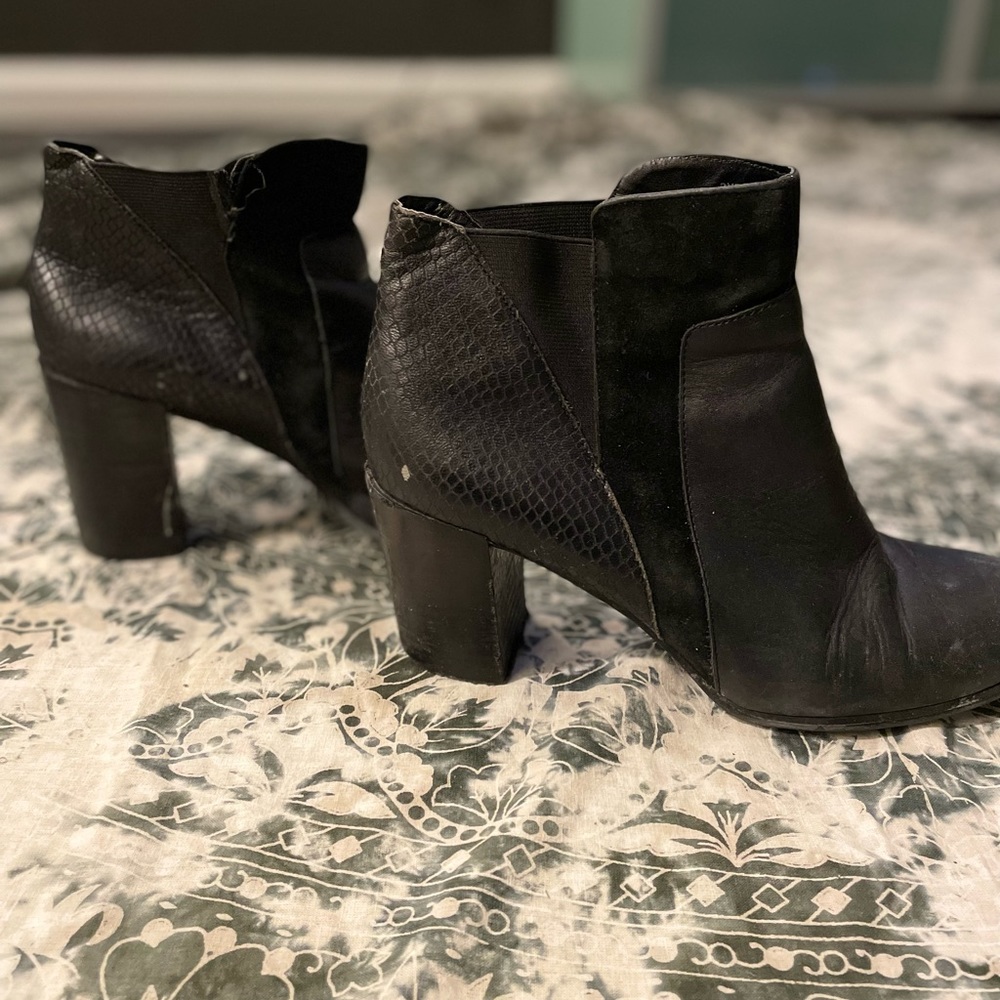 Tahari Leather Ryder Bootie